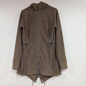Bench Fleece Trench Jacket Beige Tan Brown Size Large